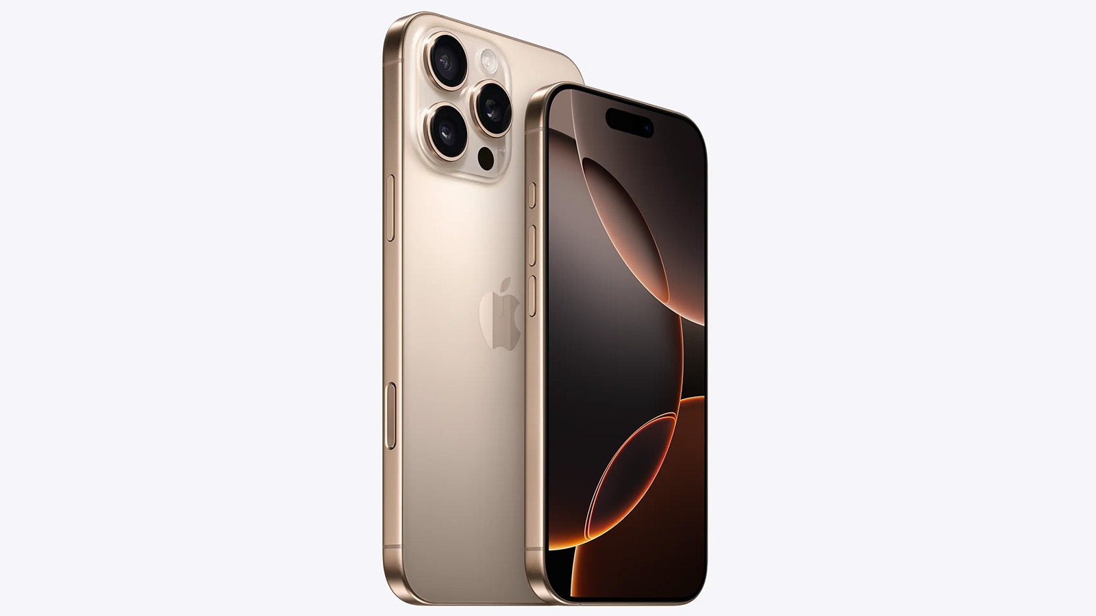 iPhone 16 Pro Max in Desert Titanium color