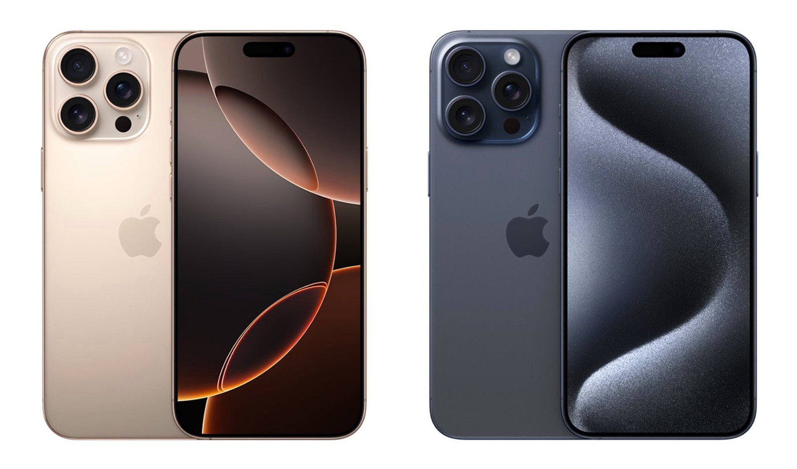 A slightly bigger size on the new 16 Pro Max model (left) - Apple iPhone 16 Pro Max vs iPhone 15 Pro Max: Mega or meh?