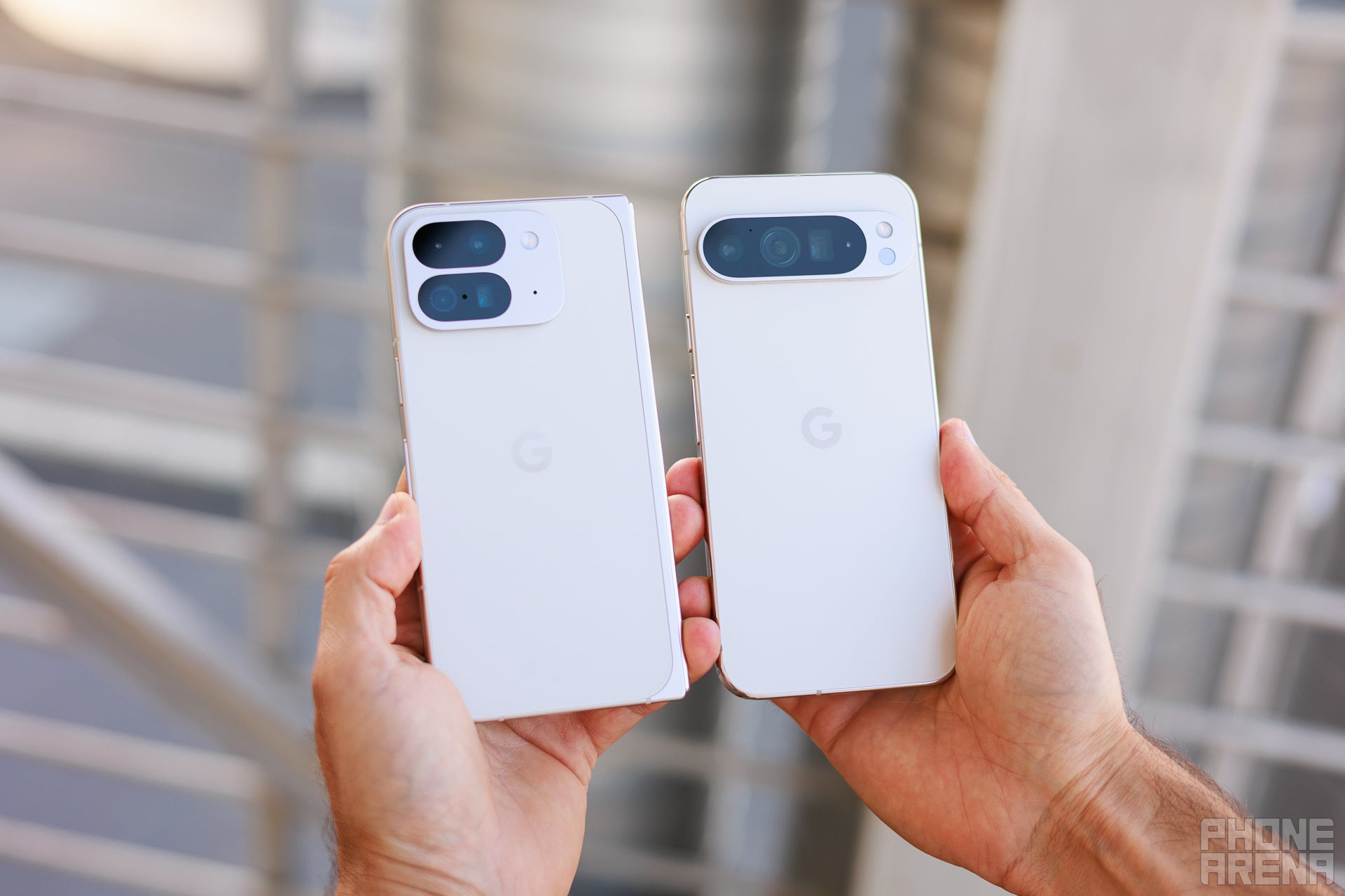 You get twice the screen real estate with the Pixel 9 Pro Fold (Image by PhoneArena - Google Pixel 9 Pro Fold vs Pixel 9 Pro XL: Bigger is not always better, and the XL knows it!